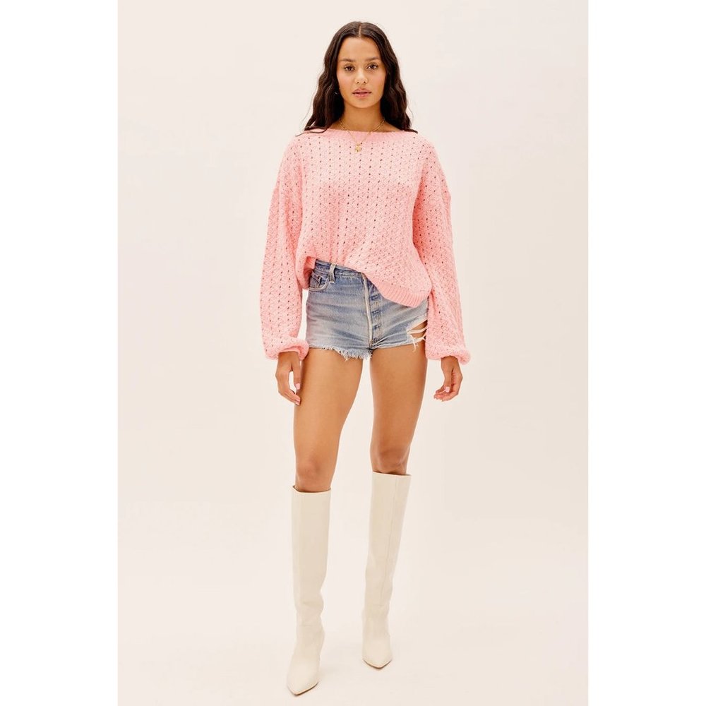 NWT *LAST ONE* Dawn Hi-Low Pullover by For Love & Lemons - Picture 4 of 10